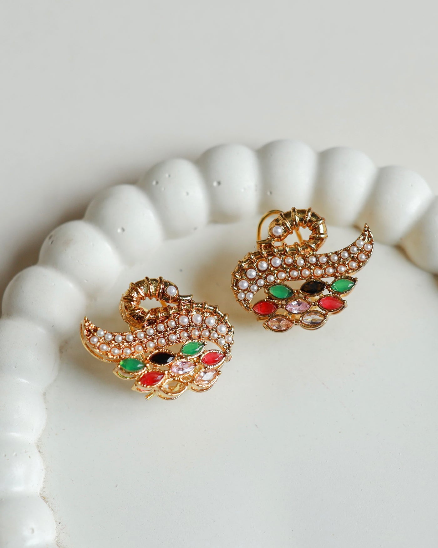 SWAN EARRINGS