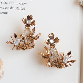 KHALEESI EARRINGS beige