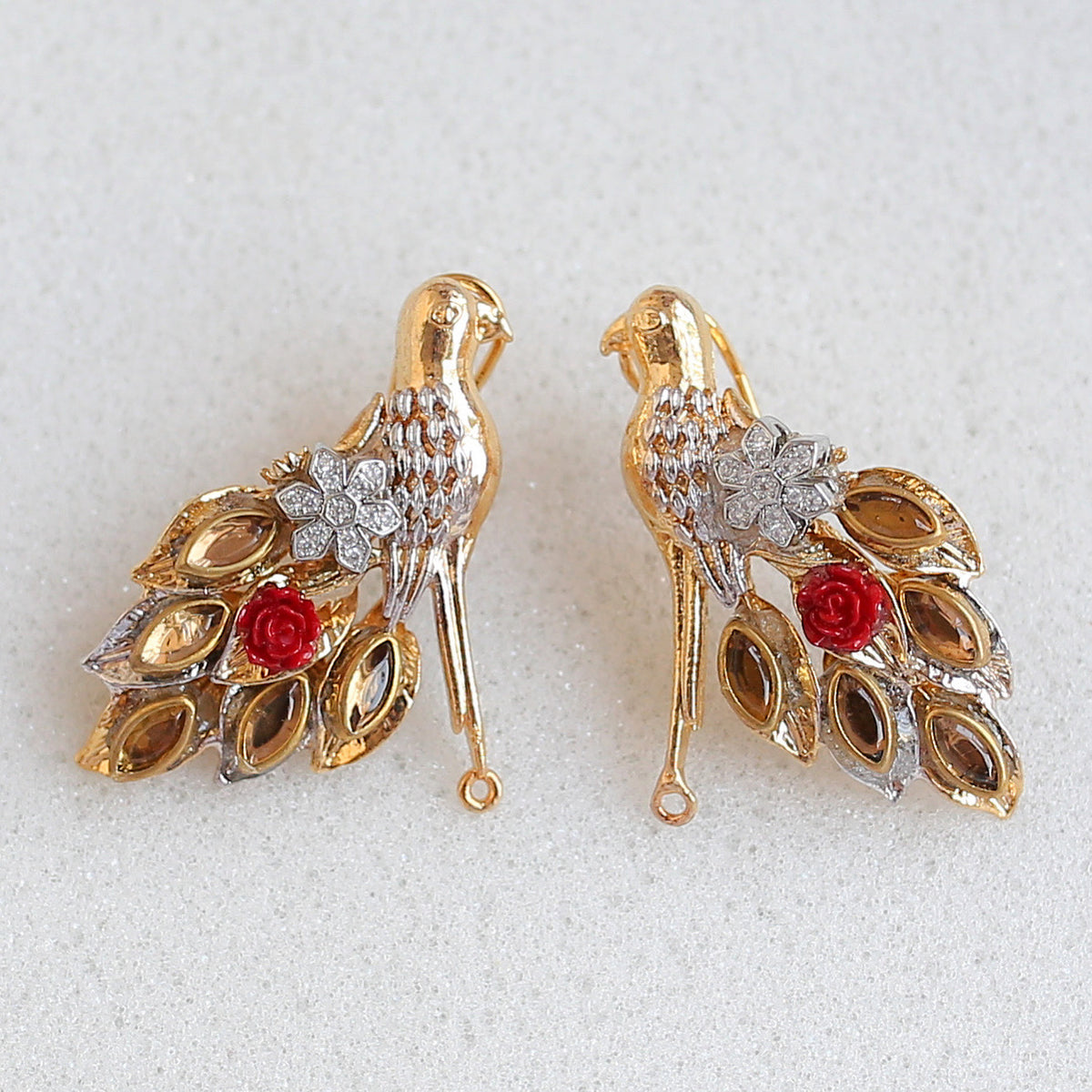 PAVO EARRINGS - GOLD