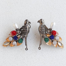 PAVO EARRINGS - SILVER